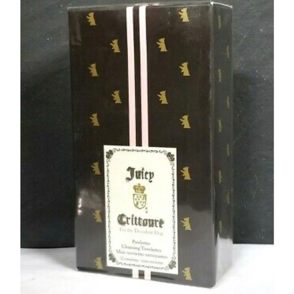 2X JUICY CRITTOURE DOG CLEANSING WIPES - Picture 1 of 1